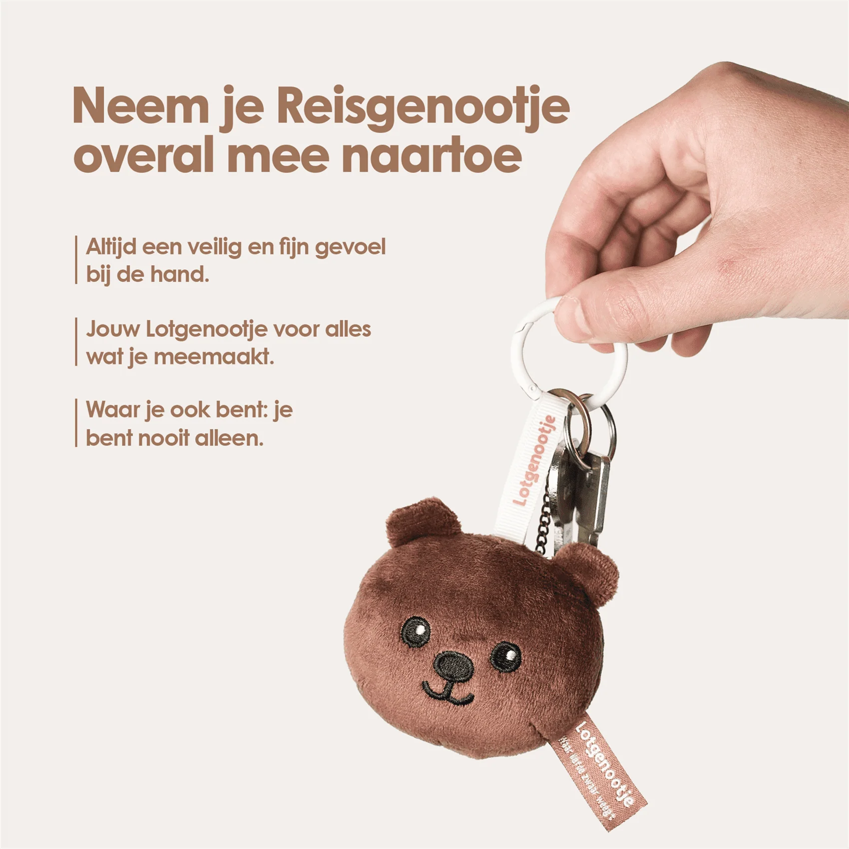 Reisgenootje Sleutelhanger Beer - Image 2