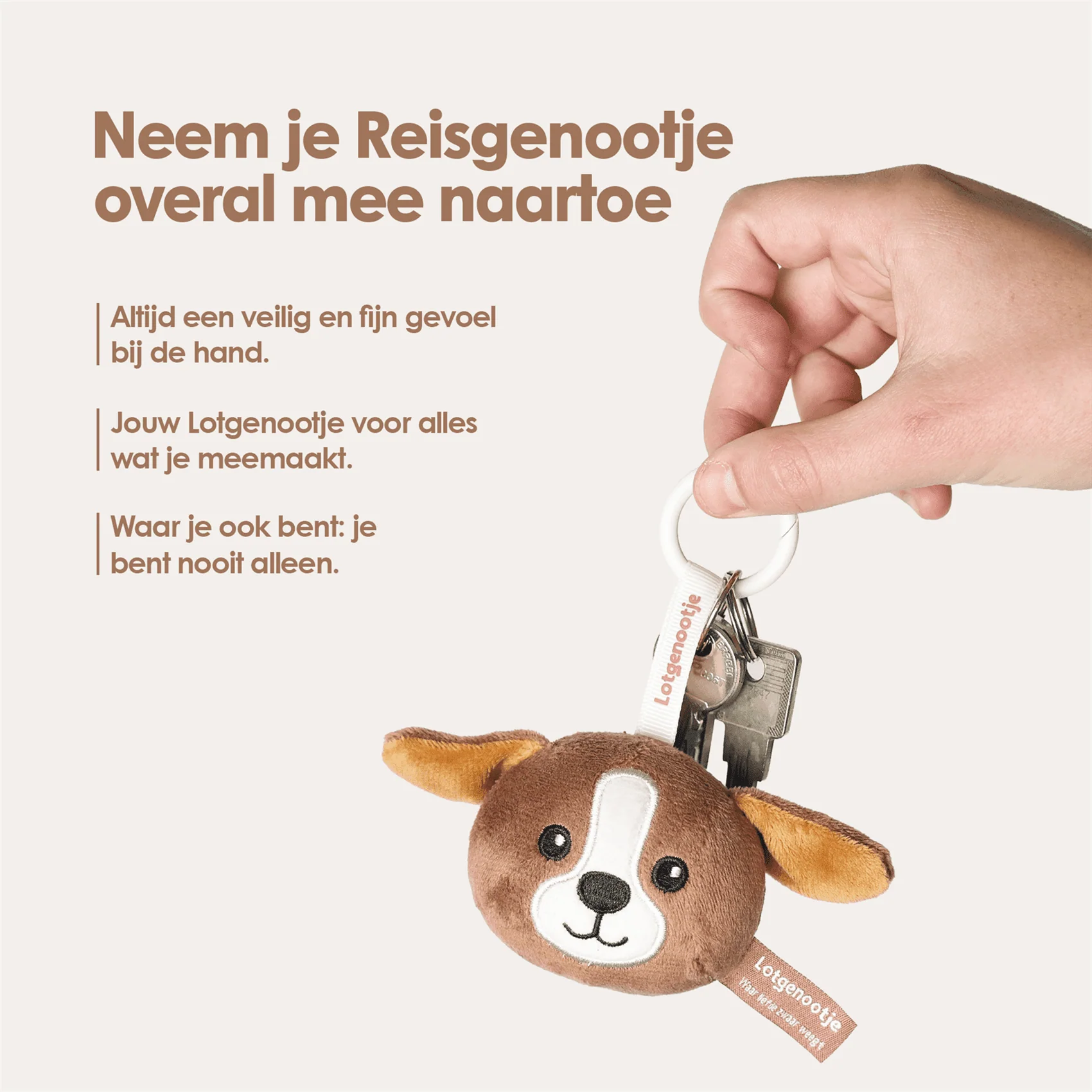 Reisgenootje Sleutelhanger Hond - Image 2